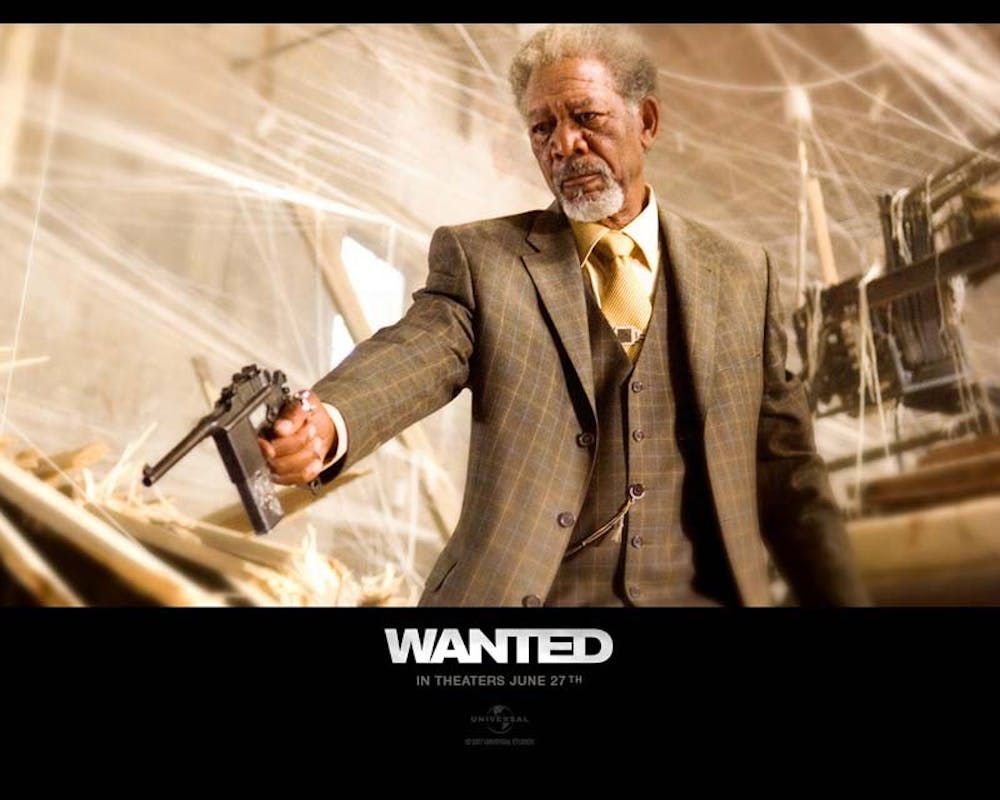 Morgan Freeman finally uses guns instead of words.