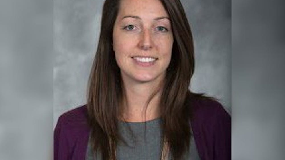 Dr. Caitlin Bernard, an IU Health OB-GYN and assistant professor at the IU School of Medicine, smiles for a portrait. The Indiana Medical Licensing Board found Bernard, an IU Health OB-GYN who provided abortion care to a 10-year-old girl from Ohio in July 2022, violated state and federal privacy laws in a hearing Thursday.
