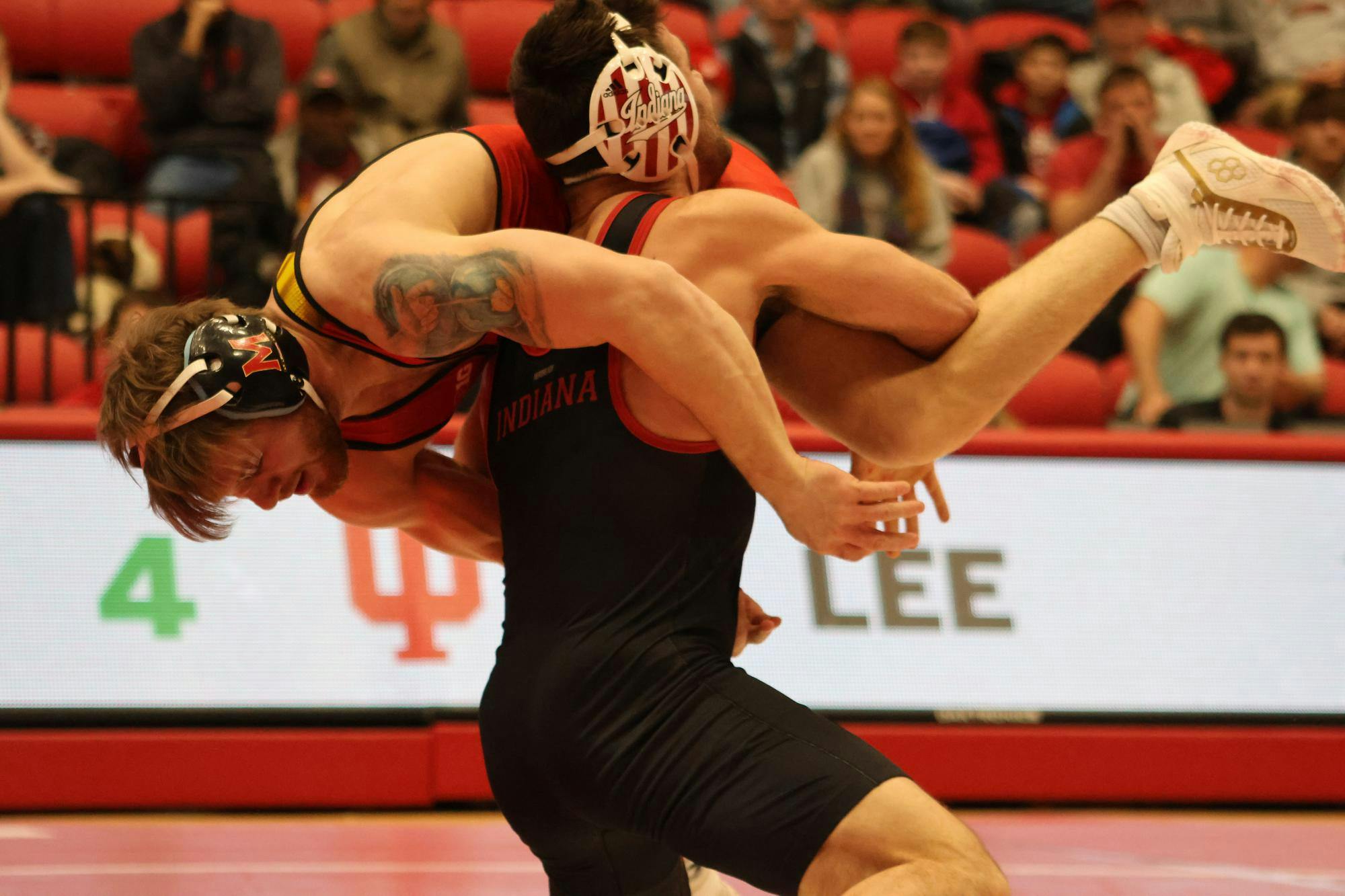 PHOTOS: No. 29 Indiana Wrestling Upsets No. 21 Maryland - Indiana Daily ...