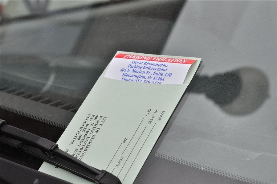 Parking Tickets at IU