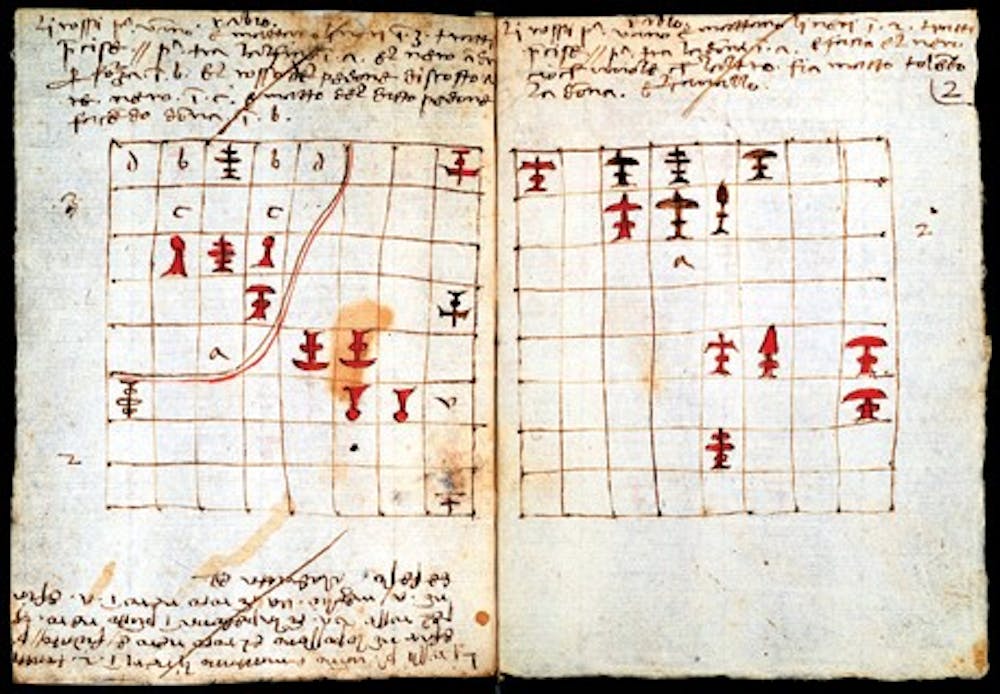 ITALY DA VINCI CHESS CODE