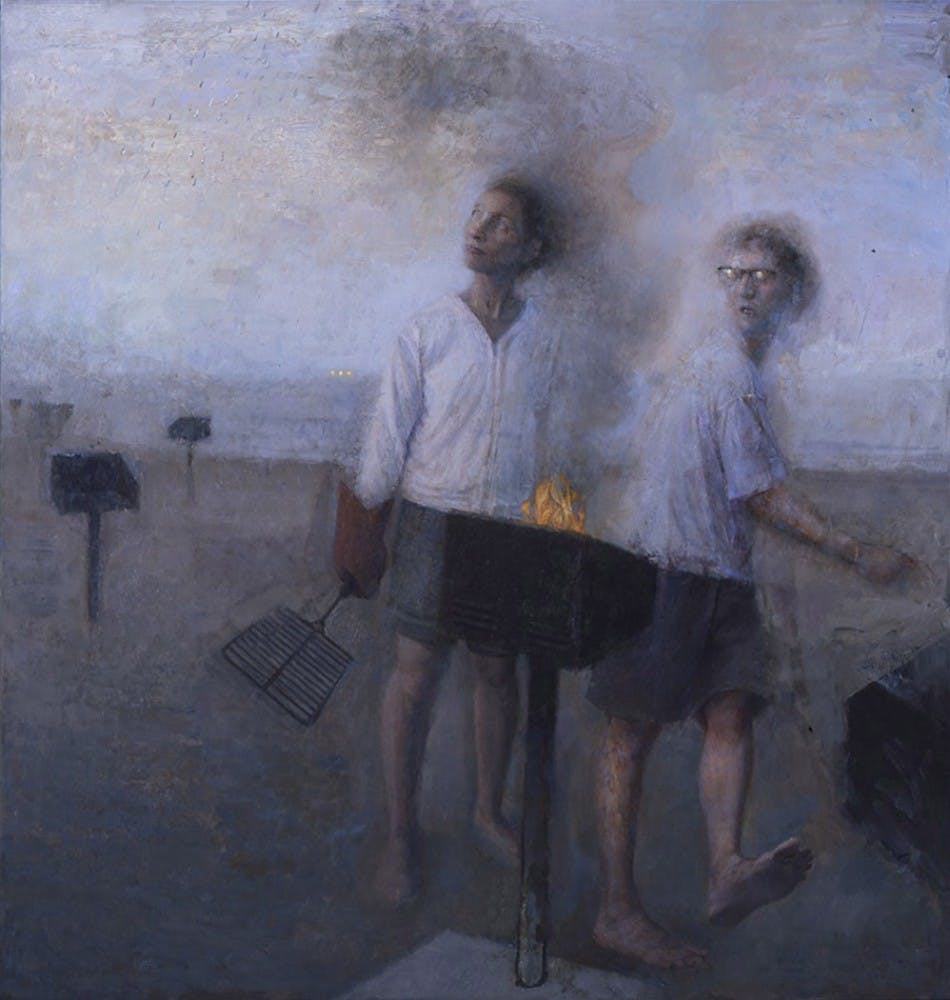 "Cold Front" is an example of Paul Fenniak's work, which is now on display at the Grunwald Gallery of Art. 