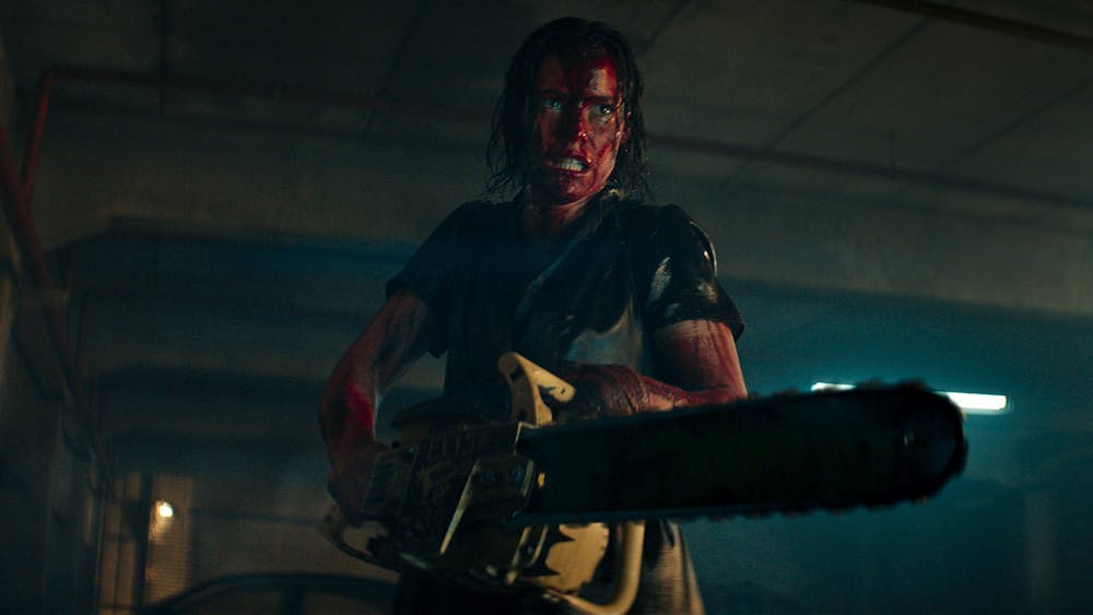 Lily Sullivan is pictured playing Beth in the movie &quot;Evil Dead Rise.&quot; The movie premiered in theaters April 21, 2023. Hardcore fans and new watchers alike can enjoy the film.  