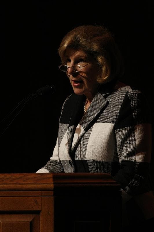 Veteran NPR broadcaster Nina Totenberg presents "The Supreme Court and its Impact on You" Tuesday evening at the IU Auditorium. Totenberg is widely recognized for coverage of the Supreme Court.