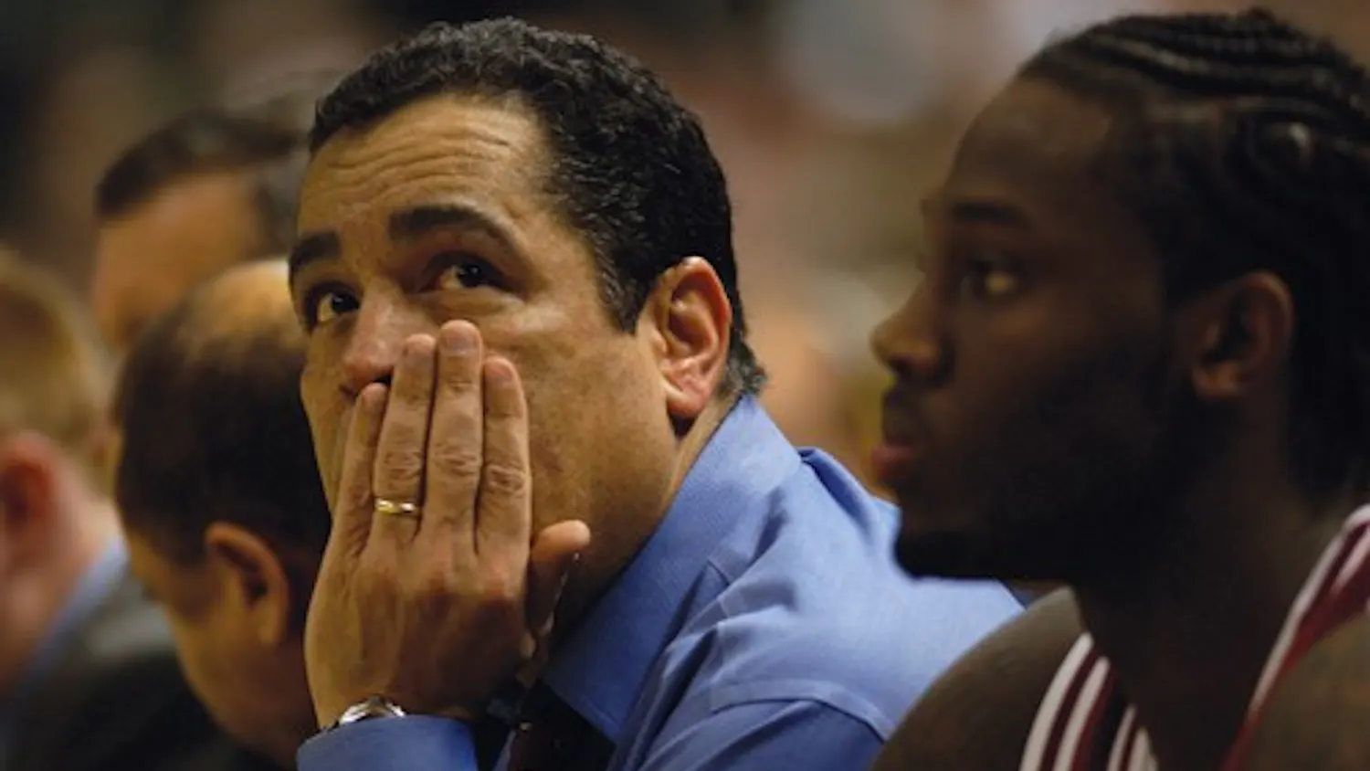 IDS File Photo
Kelvin Sampson looks on during the Hoosier's 58-66 loss to the Michigan State Spartans on Saturday, Feb. 24, 2007.