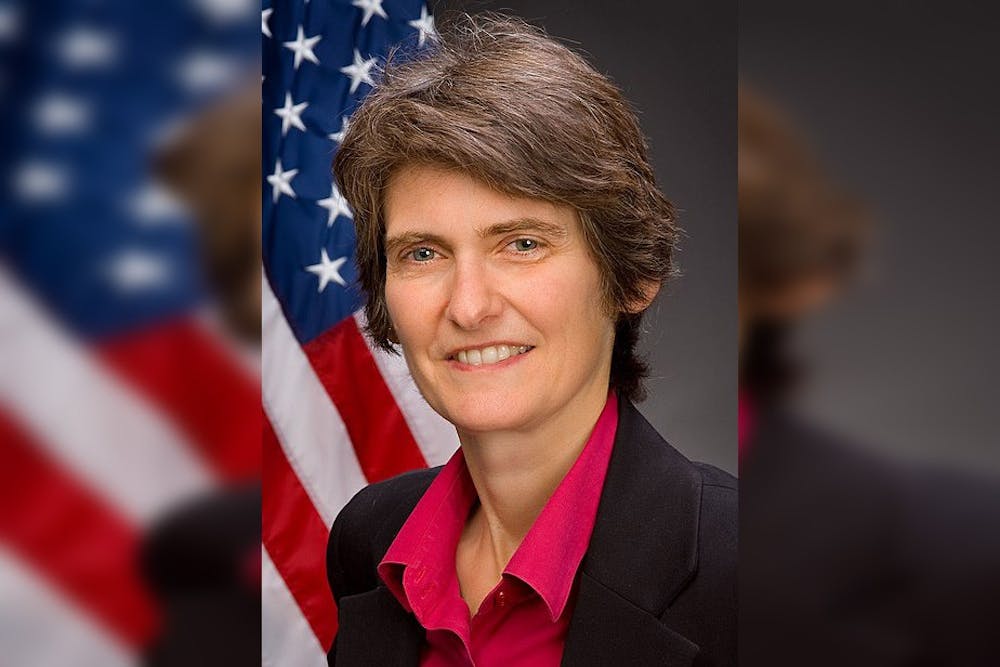 <p>Janet McCabe, director of the Environmental Resilience Institute at IU, poses for a headshot. McCabe was confirmed in a 52-42 senate vote to be U.S. President Joe Biden’s Deputy Environmental Protection Agency Administrator on Tuesday.</p>