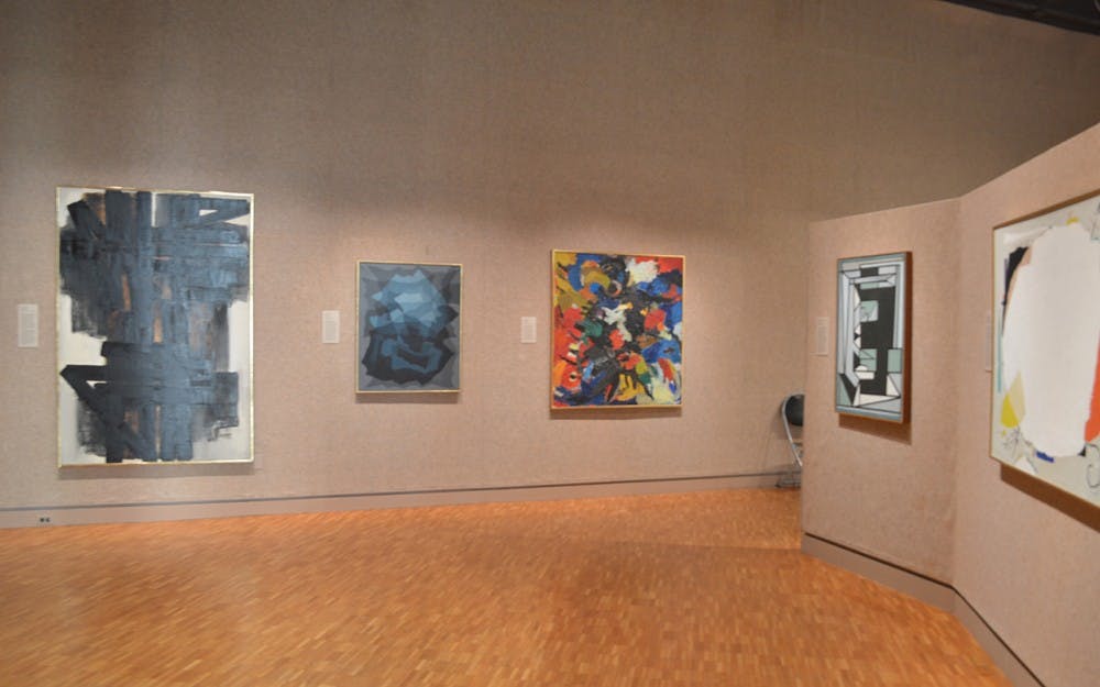 "Abstract Painting in Europe" is a new exhibition on display at the Eskenazi Museum of Art and will run until the end of the semester. The exhibition features abstract paintings by artists who developed distinctive approaches&nbsp;to their work post-WWII in Europe.&nbsp;