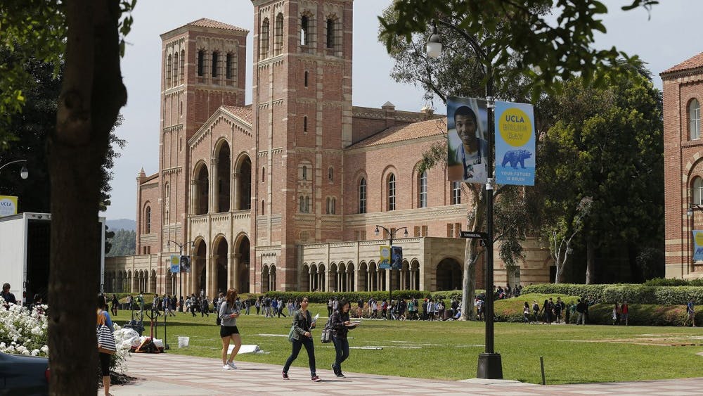 A view of Royce Hall at University of California at Los Angeles on April 13, 2016, in Los Angeles.