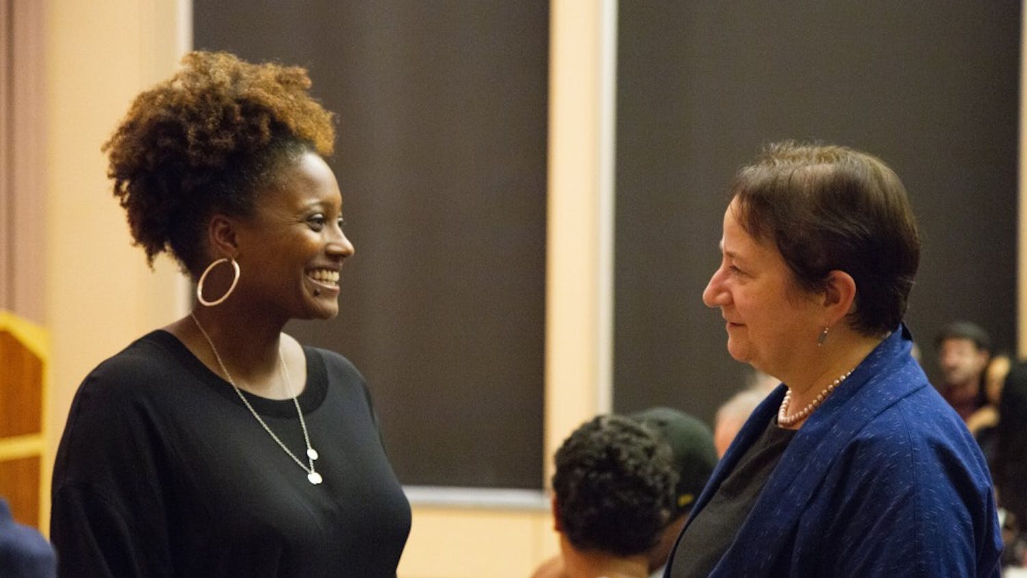Tracy K. Smith and Provost Robel 