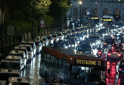 ITALY TAXI PROTEST