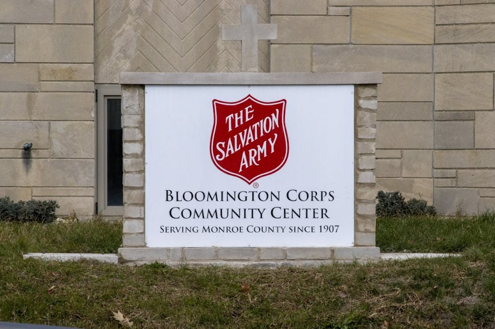 <p>The Bloomington Salvation Army is seen Nov. ﻿16, 2022, at 111 N. Rogers St. The Salvation Army collects necessities like nonperishable items, hygiene products and clothing throughout the year and distributes them to residents in need.</p>