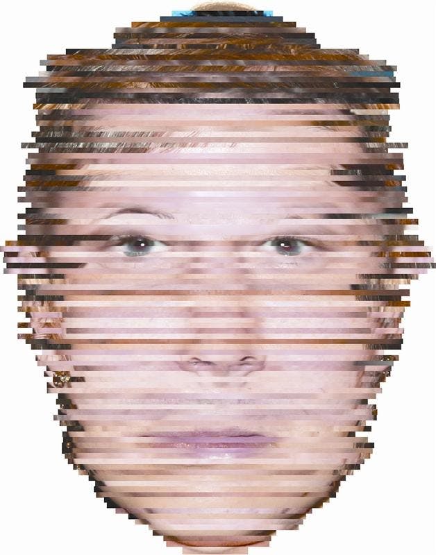 Three non-white pieces out of 100 comprise this collage. At the Kelley School of Business, less than 3 percent of the population is black or Hispanic. In an era of global business, this is the face of Kelley. 