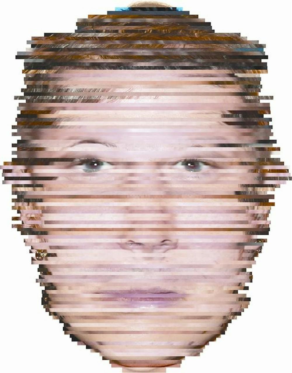 Three non-white pieces out of 100 comprise this collage. At the Kelley School of Business, less than 3 percent of the population is black or Hispanic. In an era of global business, this is the face of Kelley. 