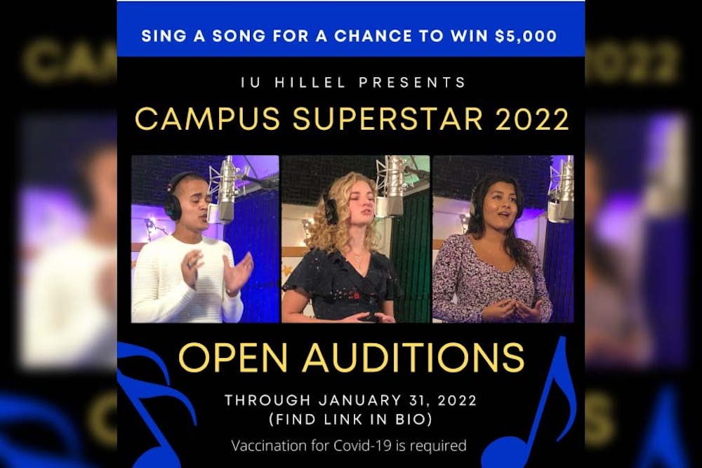 <p>IU Hillel will be presenting a Campus Superstar singing competition open audition. These auditions will be held through Jan. 31 in-person or through video submissions. </p>