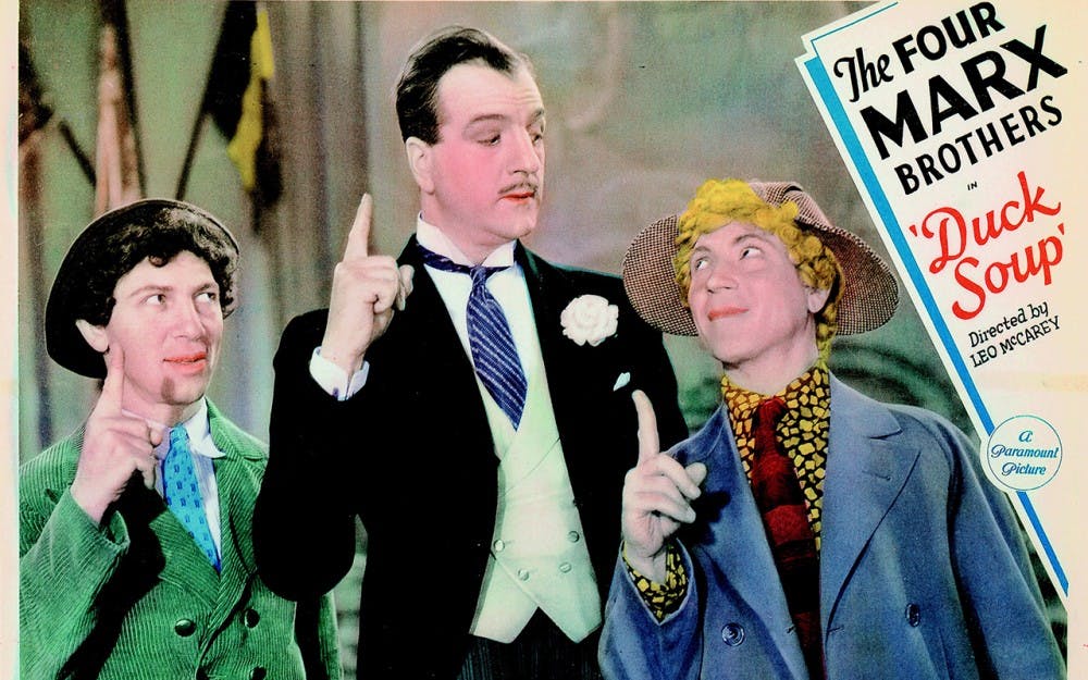 The 1933 Marx Brothers' comedy "Duck Soup" is enjoyable and relatable even today.