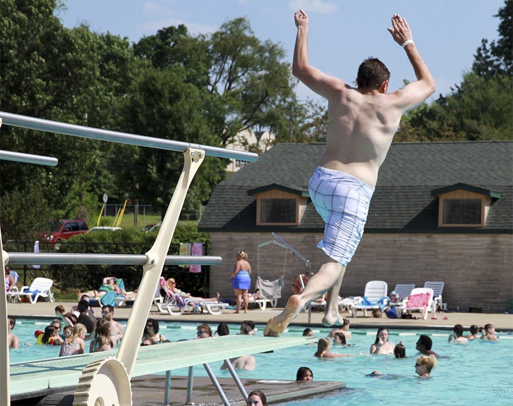 90 degree pool days at Byran park pool