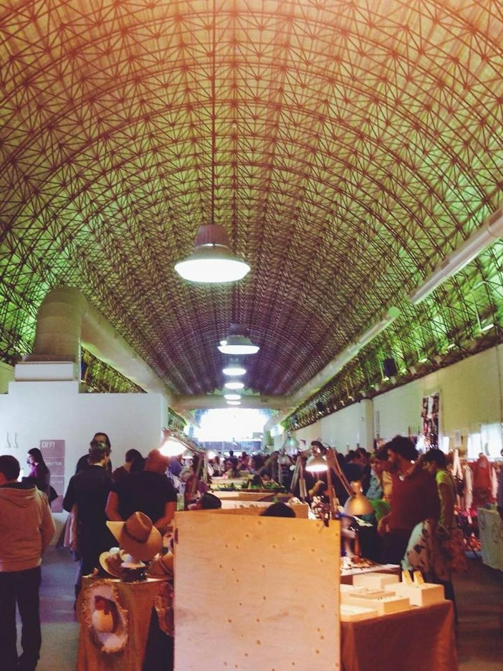 Nomada Market is contained in a train station attic in Madrid. 