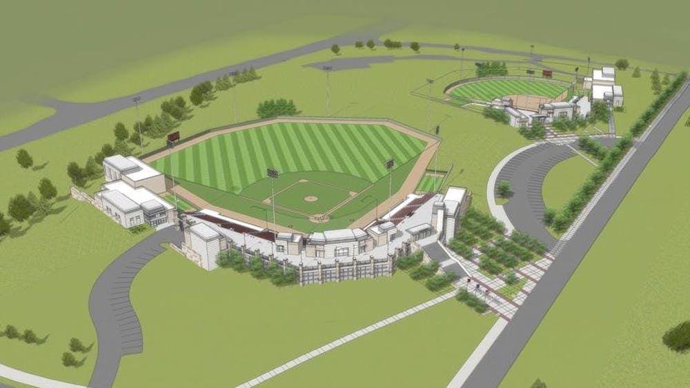 Renderings released by IU Athletics show off the planned new baseball and softball complex. The facility will replace Sembower Field and the IU Softball field.
