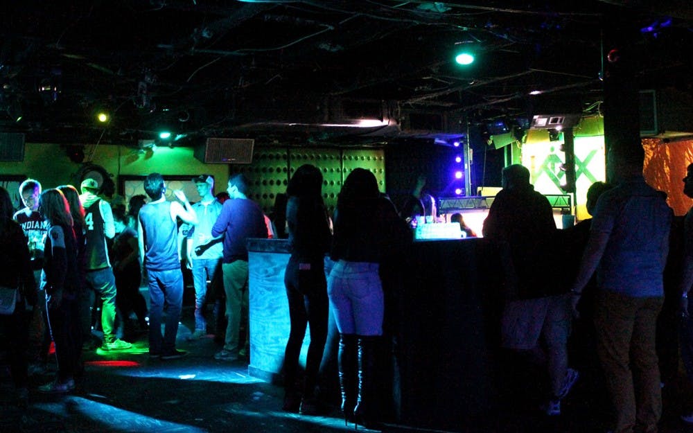 Certain bars have earned reputations for how one's night will go, and people set their expectations accordingly. While alcohol doesn't automatically mean people who drank will regret their morning after, not all bargoers are on the same page while they're out, and miscommunication can reveal their consequences once people sober up.--Students from Indiana University head out to the bars, particularly along Kirkwood Ave and Walnut St, in Bloomington, IN on Sep 29, 2016.