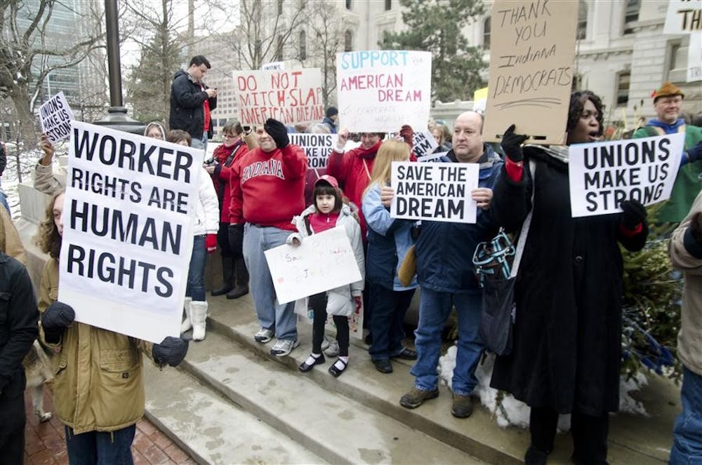 dem protest