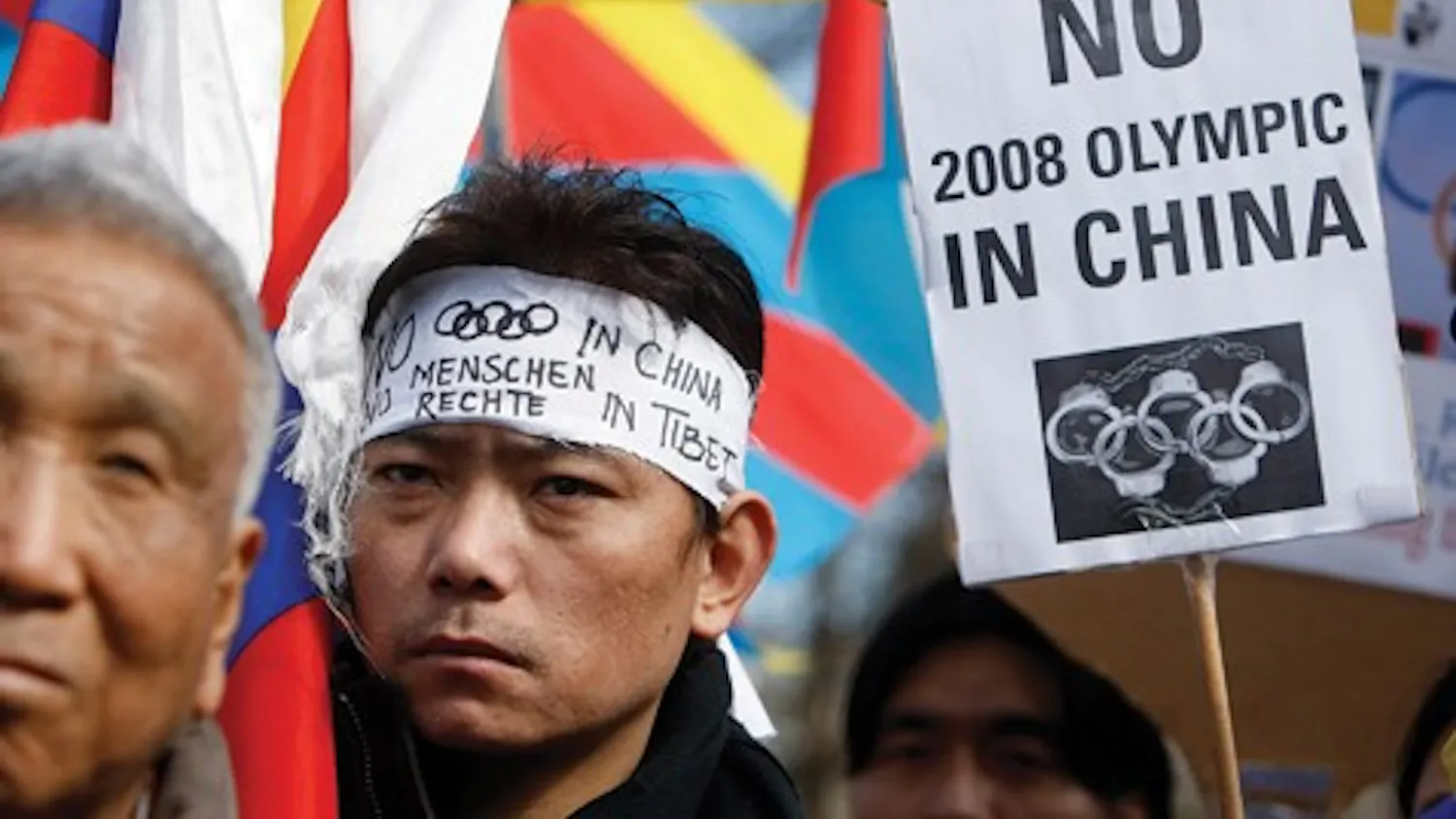 Switzerland Tibet Olympia Protest