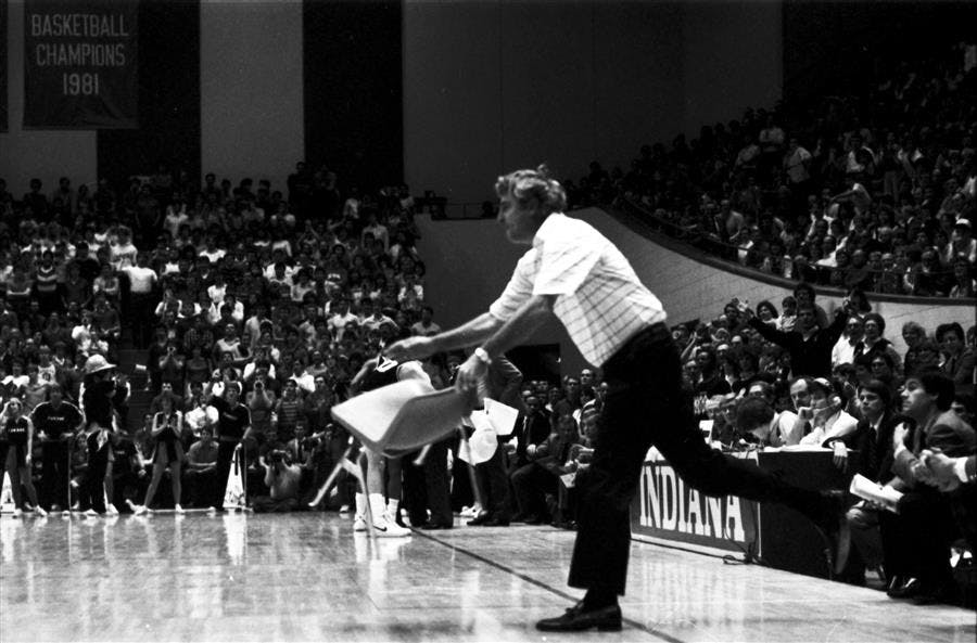 The iconic Bob Knight