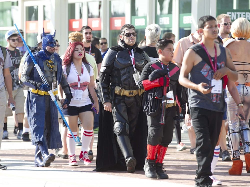 The first day of Comic-Con at the Convention Center started smoothly with large crowds and warm weather on July 21, 2016 in San Diego, Calif. (John Gibbins/San Diego Union-Tribune/TNS) 