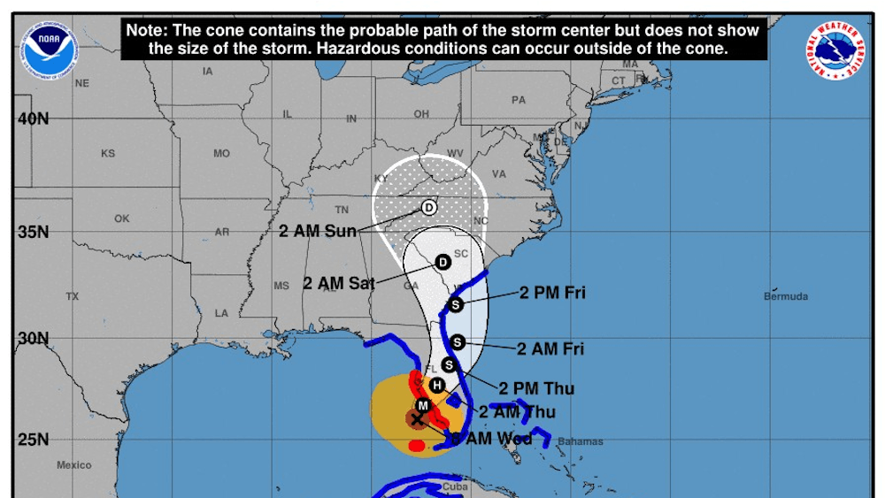 Hurricane Ian is forecast to make Florida landfall soon.