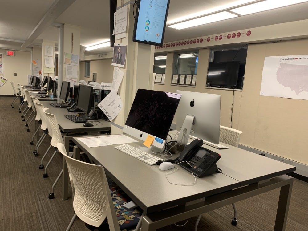 <p>The Indiana Daily Student newsroom sits empty July 16, 2019, in Franklin Hall. </p><p></p>