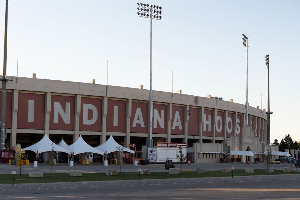 <p>Memorial Stadium is seen Oct. 2. ﻿Indiana will play Michigan in their homecoming game at noon Oct. 9, 2022, at Memorial Stadium.</p>
