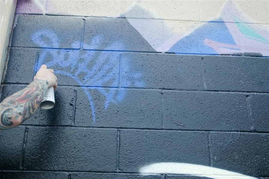 Graffiti around Bloomington