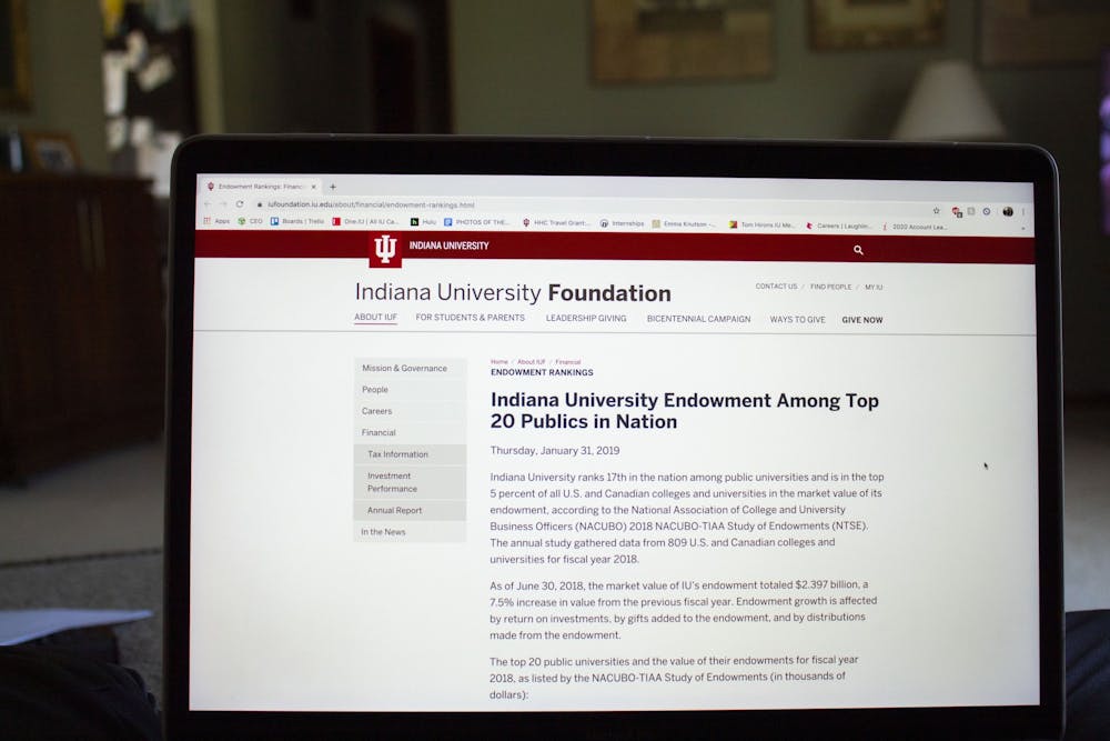 <p>An article about the IU endowment is displayed on the IU Foundation website.</p>