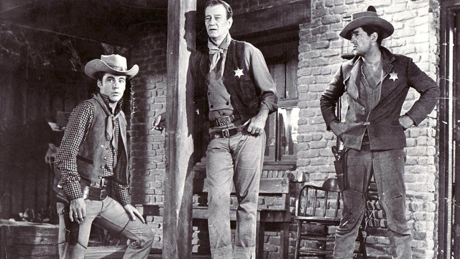 Ricky Nelson, John Wayne and Dean Martin star in "Rio Bravo."