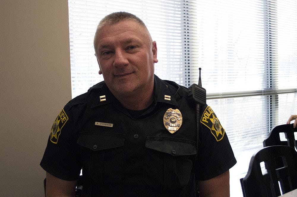 IU Police Department Capt. Andy Stephenson was name captain of the Bloomington force last week replacing the now-retired Capt. Thomas Lee. Stephenson has worked for the department for 18 years and most recently served as the IUPD lieutenant.