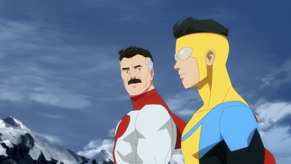 Omniman and Invincible appear in Amazon&#x27;s &quot;Invincible&quot;. The series is available on Amazon Prime Video.