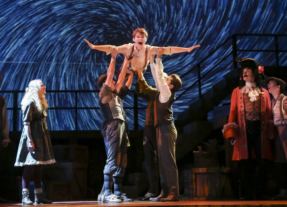 The cast of "Peter and the Starcatcher" will perform through Nov. 4 at 7:30 p.m. in the Ruth N Halls Theatre, with a matinee on Nov. 4 at 2 p.m. "Peter and the Starcatcher" is a back story to Peter Pan.
