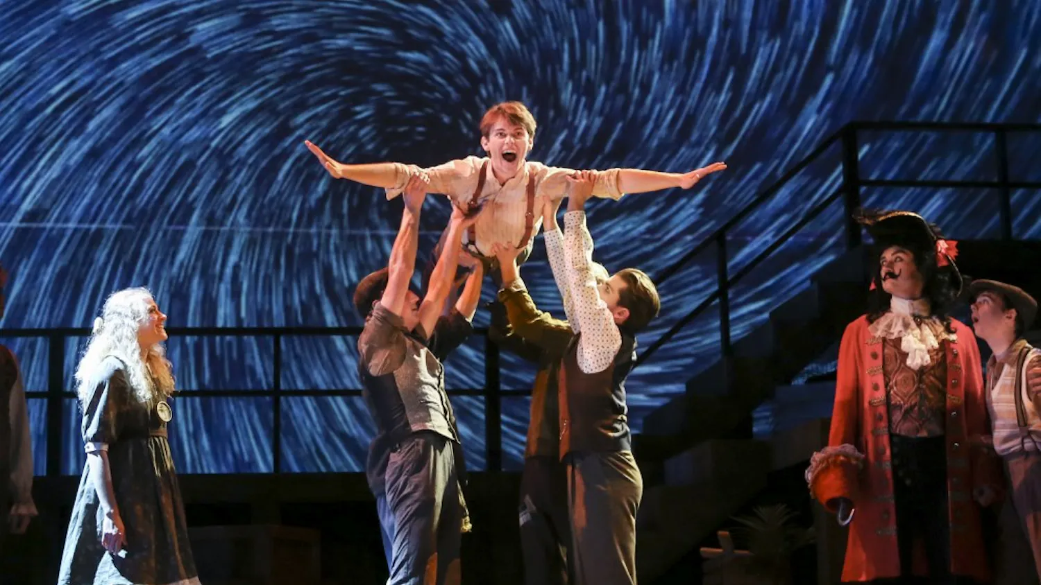 The cast of "Peter and the Starcatcher" will perform through Nov. 4 at 7:30 p.m. in the Ruth N Halls Theatre, with a matinee on Nov. 4 at 2 p.m. "Peter and the Starcatcher" is a back story to Peter Pan.
