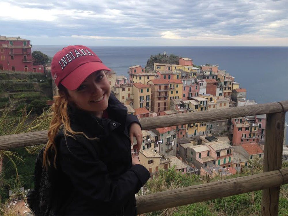 Columnist Lauren Saxe takes a break from life in Spain to hike the Cinque Terre, which means "Five Lands," in Italy. Here she begins her tour in Manarola, the first of the five towns along the coast.