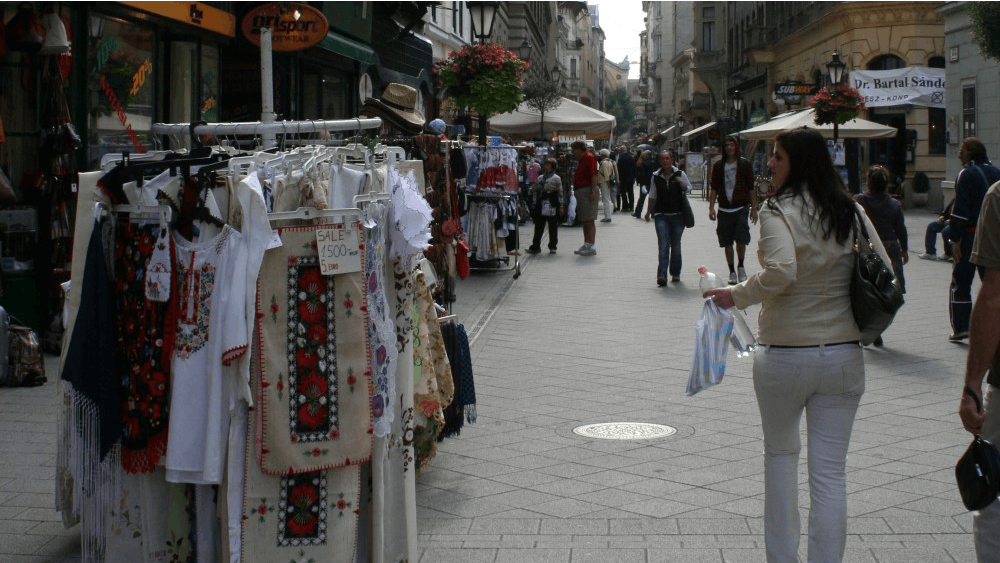 Shoppers can find locally made gifts, one-of-a-kind clothing and intricately beaded linens along Budapest’s streets.&nbsp;