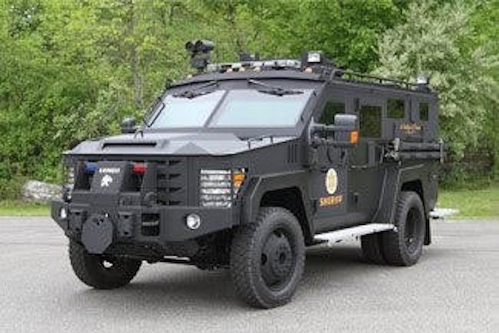 <p>The City of Bloomington has signed the papers for a new $225,000 armored vehicle for the Bloomington Police Department. The vehicle will not be used in standard protest situations, but only in critical situations.</p>