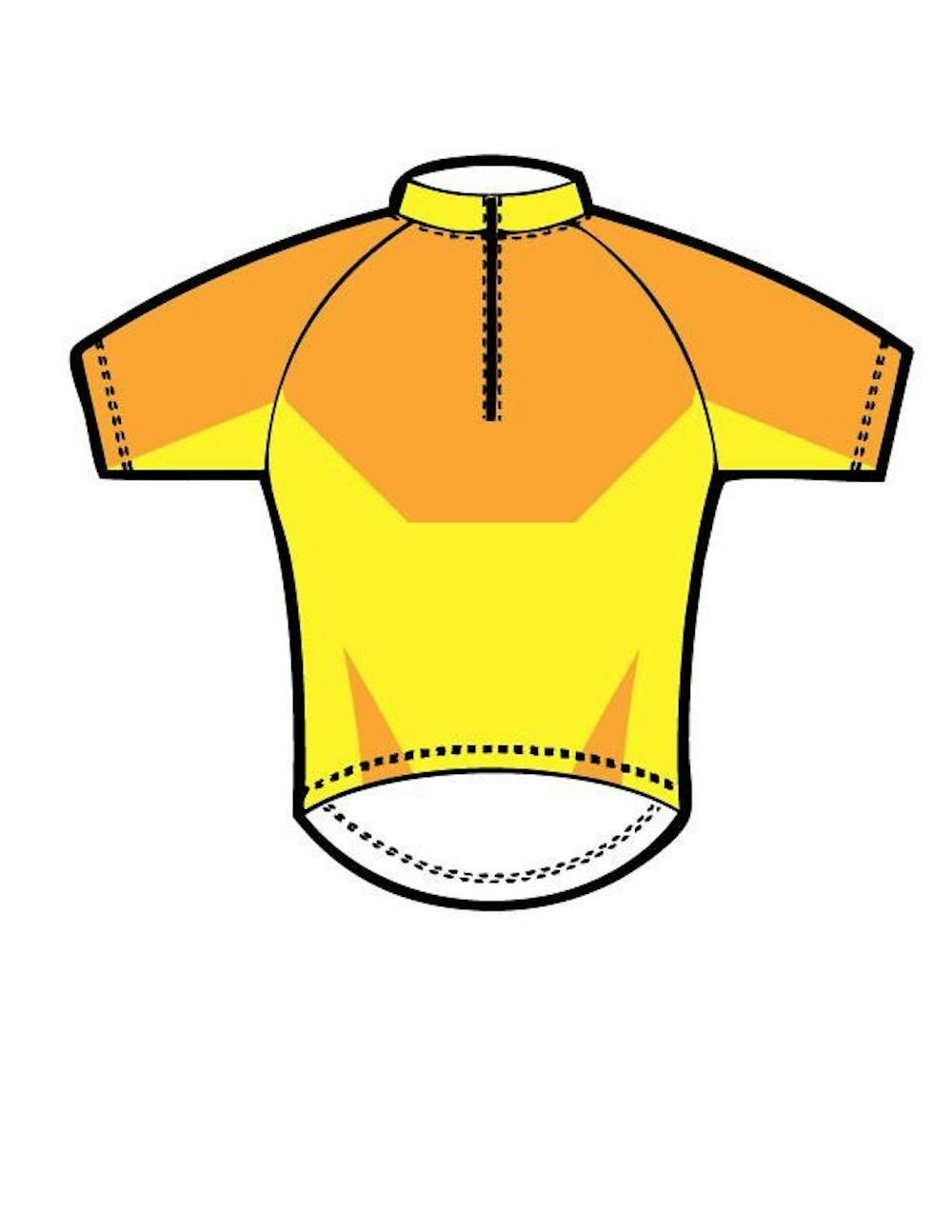 Orange Yellow Jersey