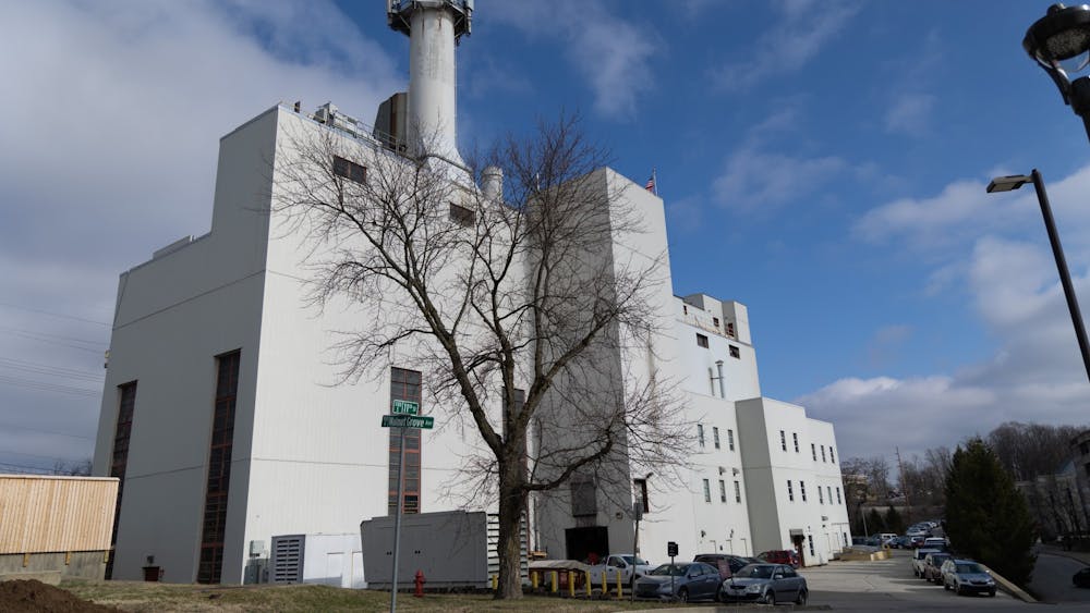 IU&#x27;s coal powered central heating plant is shown Jan. 23, 2023, on North Walnut Grove. Under new Environmental Protection Agency &quot;good neighbor” provisions, Indiana will be required to limit pollution of nitrogen oxides in its factories.