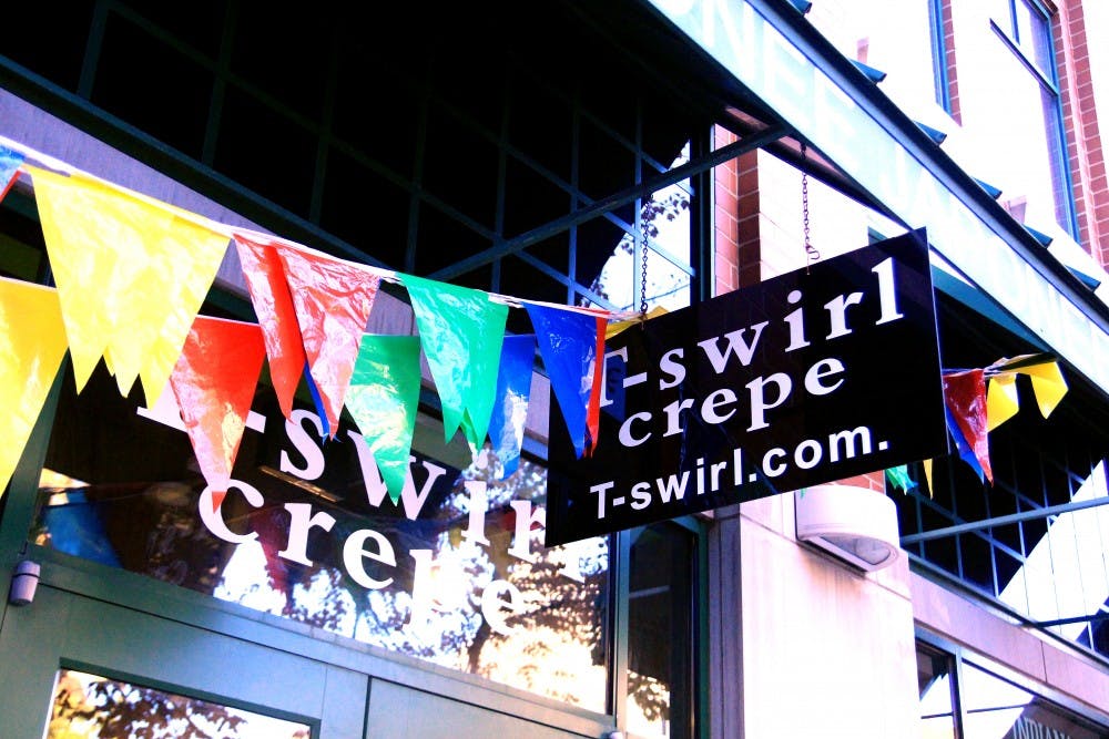 T-Swirl Crepe最近在柯克伍德大道开了一家分店。这一特许经营权始于纽约。