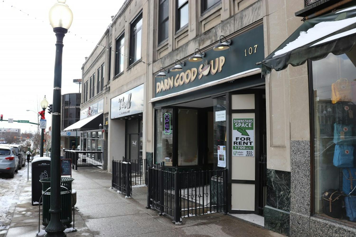Darn Good Soup is an eatery where local soup-lovers can find many different styles of soup. The establishment is open from 11 a.m. to 7:30 p.m. every day.
