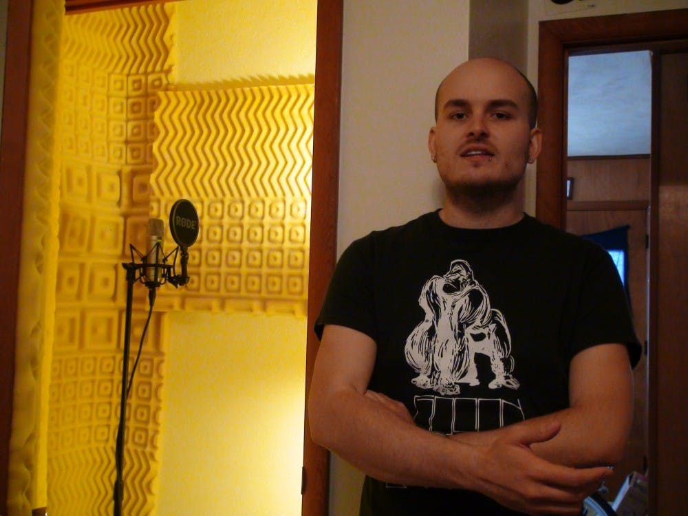 Thomas Frick, stage name Fricktion, is a rapper. He is going to perform Friday at the Blockhouse. 