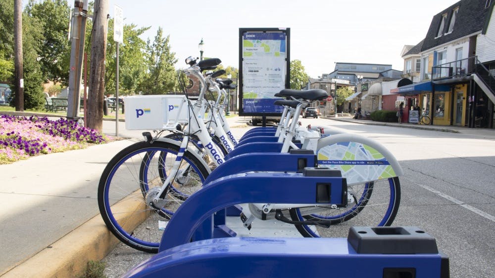 The Pace dockless bike share program started in June.&nbsp;
