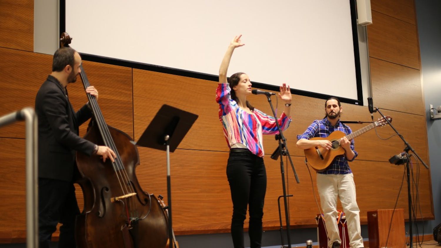 KelsiCote, a Chilean folk jazz group, performs music March 4 at the School of Global and International Studies.&nbsp;