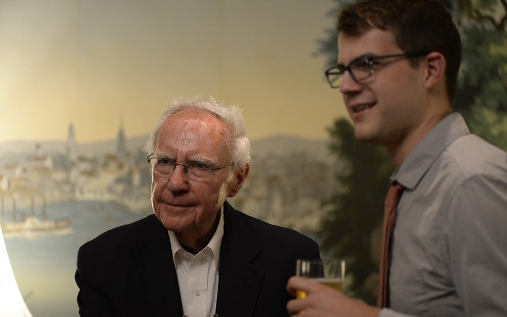 Friends and colleagues put together a party to honor Ken Gros Louis' work and commitment to IU students for his 80th birthday earlier this year. Gros Louis died Thursday at the age of 80.