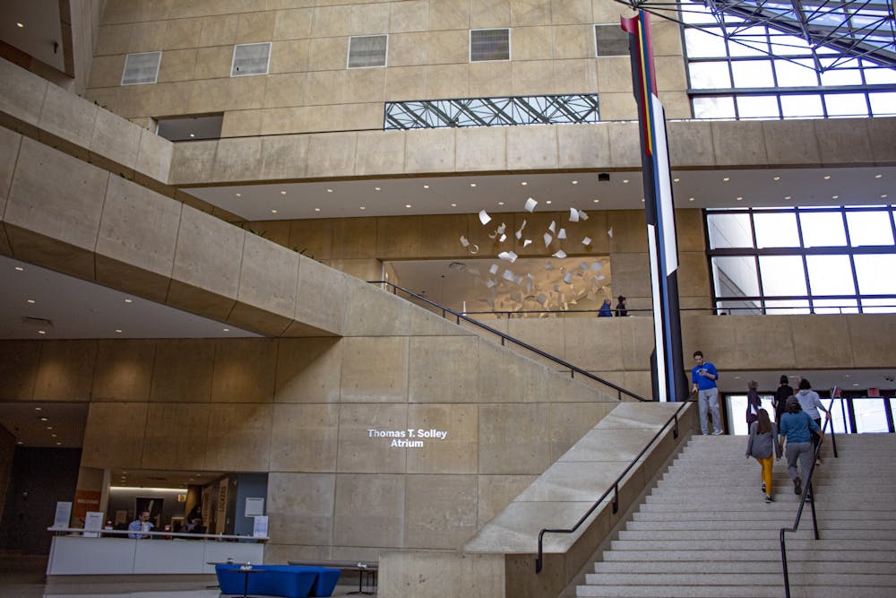 <p>The inside of the Eskenazi Museum of Art is seen Dec. 6. The Campus Art Collection features several smaller collections found at different locations such as the Sidney and Lois Eskenazi Museum of Art, the Indiana Memorial Union, the Mathers Museum of World Cultures and the Hoagy Carmichael Room. </p>