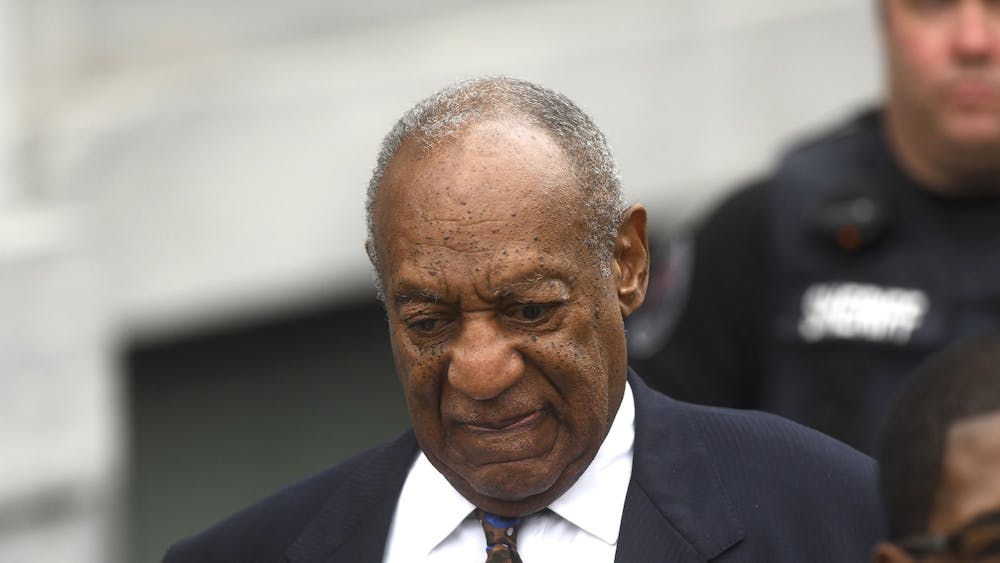 Bill Cosby departs the Montgomery County Courthouse on the first day of sentencing in his sexual assault trial on Sept. 24, 2018, in Norristown, Pennsylvania. 